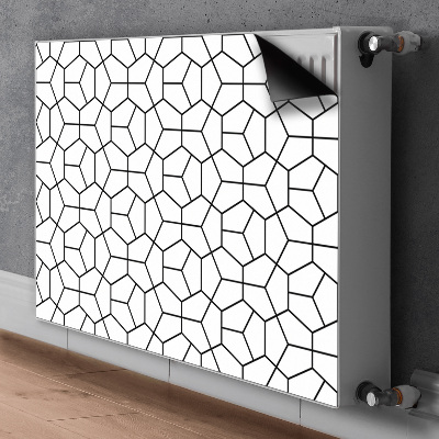 Magnetisk radiatorkåpa Geometriska former
