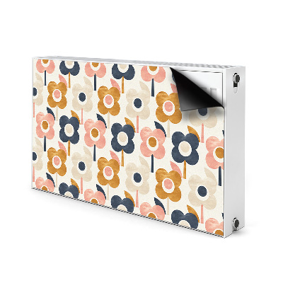 Magnetiskt radiatorskydd Blommor