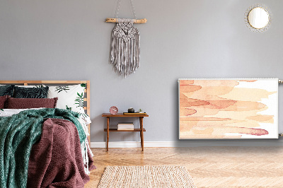 Magnetiskt radiatorskydd Gula linjer