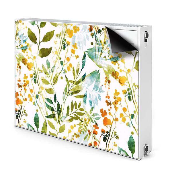 Magnetiskt radiatorskydd Boho blommor