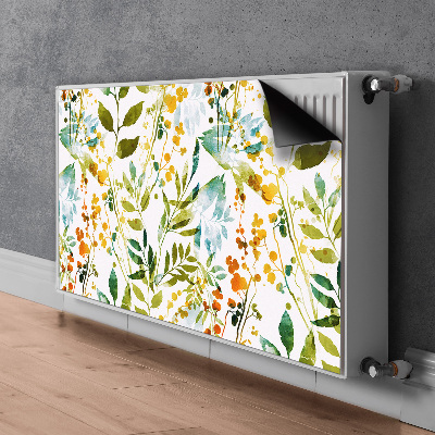 Magnetiskt radiatorskydd Boho blommor