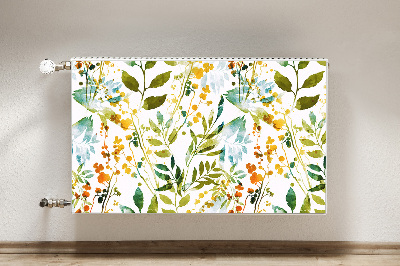 Magnetiskt radiatorskydd Boho blommor