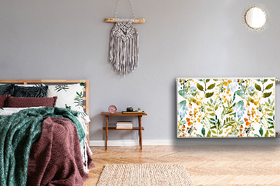 Magnetiskt radiatorskydd Boho blommor