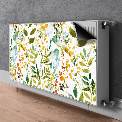 Magnetiskt radiatorskydd Boho blommor