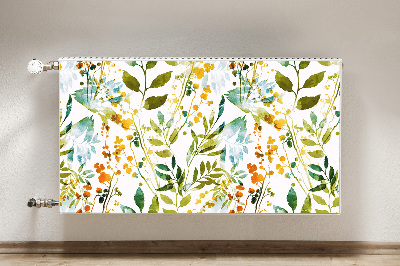 Magnetiskt radiatorskydd Boho blommor