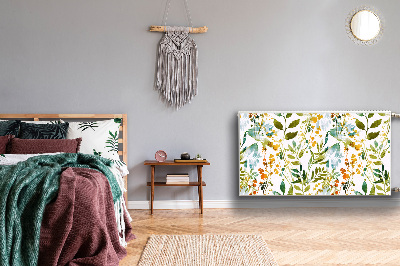 Magnetiskt radiatorskydd Boho blommor