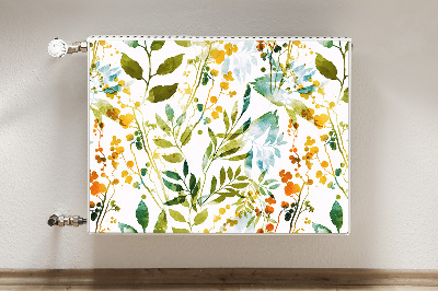 Magnetiskt radiatorskydd Boho blommor