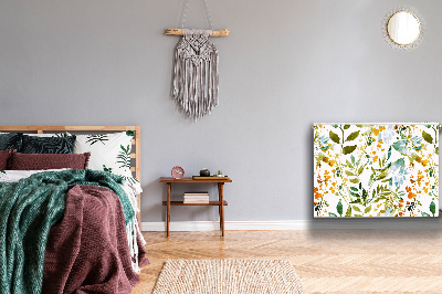 Magnetiskt radiatorskydd Boho blommor