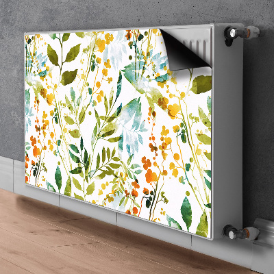 Magnetiskt radiatorskydd Boho blommor
