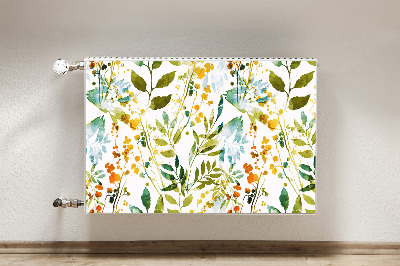 Magnetiskt radiatorskydd Boho blommor