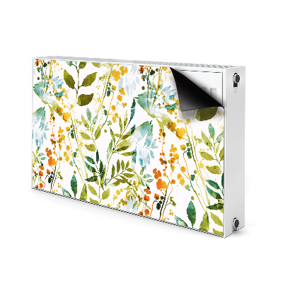 Magnetiskt radiatorskydd Boho blommor