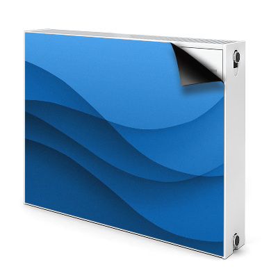 Magnetisk radiatorkåpa Blå passage