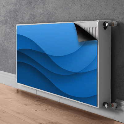 Magnetisk radiatorkåpa Blå passage