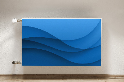 Magnetisk radiatorkåpa Blå passage