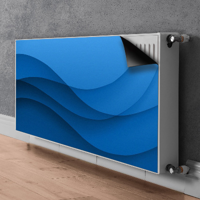 Magnetisk radiatorkåpa Blå passage