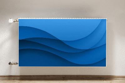 Magnetisk radiatorkåpa Blå passage