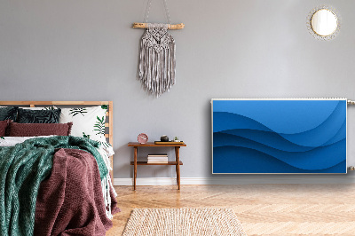 Magnetisk radiatorkåpa Blå passage