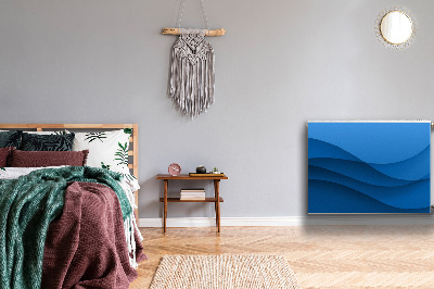 Magnetisk radiatorkåpa Blå passage