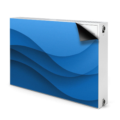 Magnetisk radiatorkåpa Blå passage