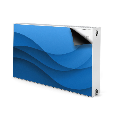 Magnetisk radiatorkåpa Blå passage