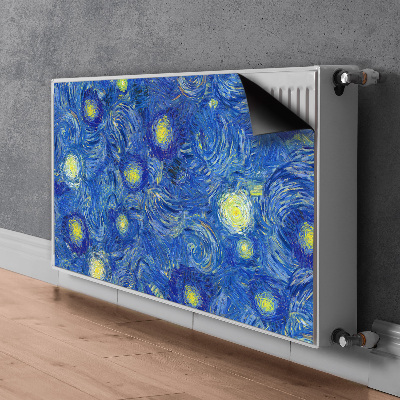 Magnetisk radiatorkåpa Blommande mandelträd