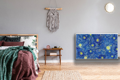 Magnetisk radiatorkåpa Blommande mandelträd