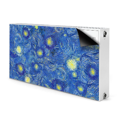 Magnetisk radiatorkåpa Blommande mandelträd