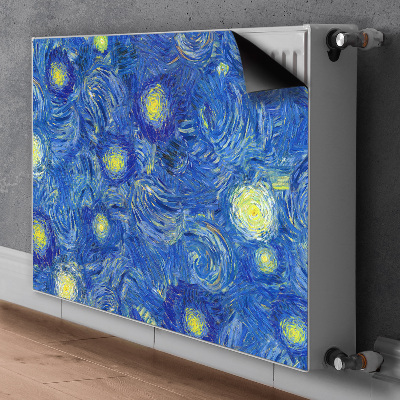 Magnetisk radiatorkåpa Blommande mandelträd
