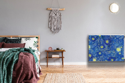 Magnetisk radiatorkåpa Blommande mandelträd