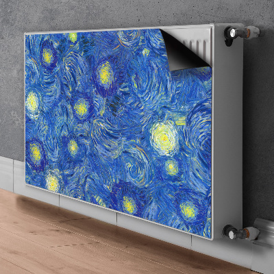 Magnetisk radiatorkåpa Blommande mandelträd