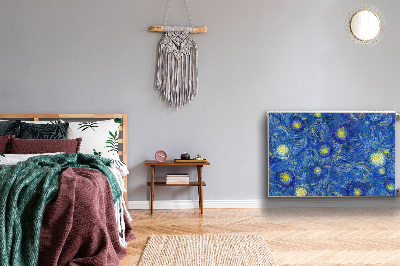 Magnetisk radiatorkåpa Blommande mandelträd