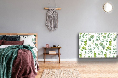 Magnetiskt radiatorskydd Gröna löv