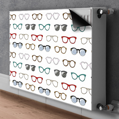 Magnetiskt radiatorskydd Retro glasögon
