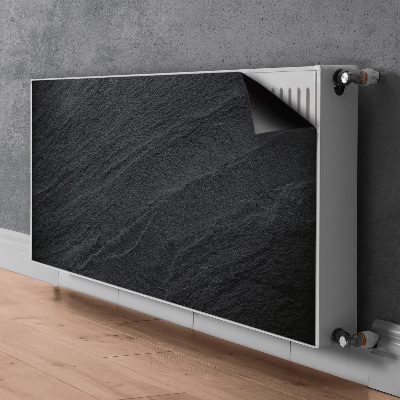 Magnetisk radiatorkåpa Svart sand