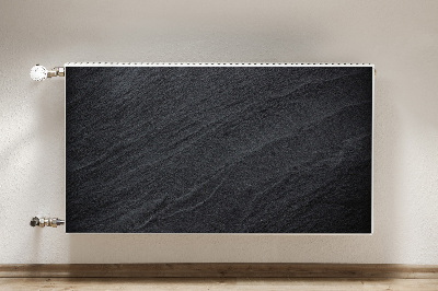 Magnetisk radiatorkåpa Svart sand