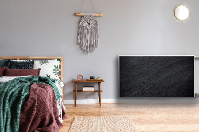 Magnetisk radiatorkåpa Svart sand