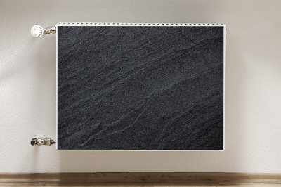 Magnetisk radiatorkåpa Svart sand