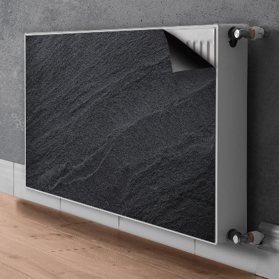 Magnetisk radiatorkåpa Svart sand