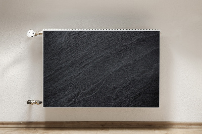 Magnetisk radiatorkåpa Svart sand