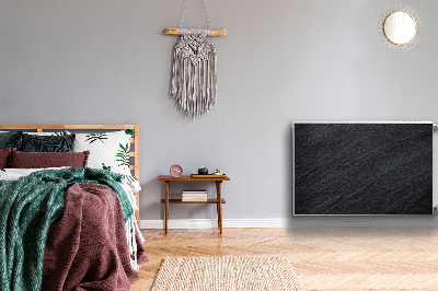 Magnetisk radiatorkåpa Svart sand
