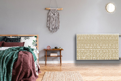 Magnetisk radiatorkåpa Gul form