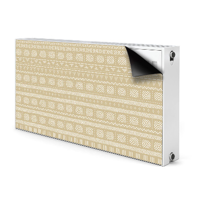 Magnetisk radiatorkåpa Gul form