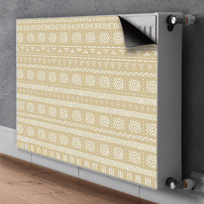 Magnetisk radiatorkåpa Gul form