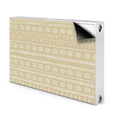 Magnetisk radiatorkåpa Gul form