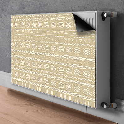 Magnetisk radiatorkåpa Gul form