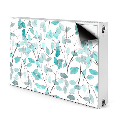 Magnetisk radiatorkåpa Akvarell blad