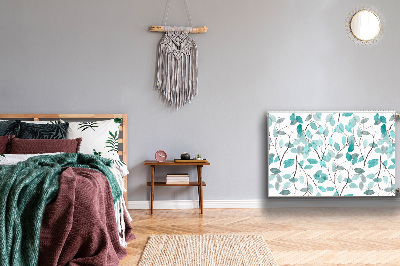 Magnetisk radiatorkåpa Akvarell blad