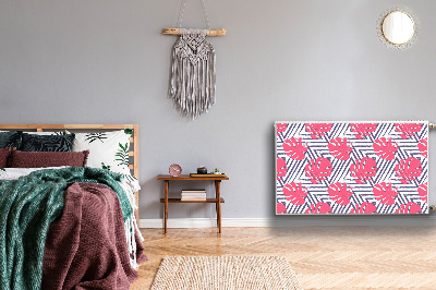 Magnetiskt radiatorskydd Rosa löv