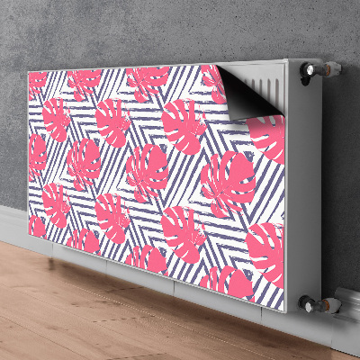 Magnetiskt radiatorskydd Rosa löv