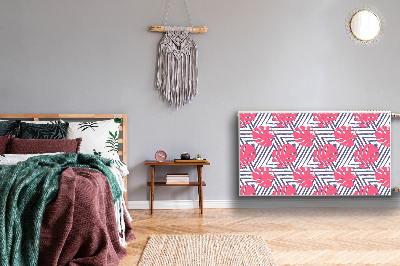 Magnetiskt radiatorskydd Rosa löv